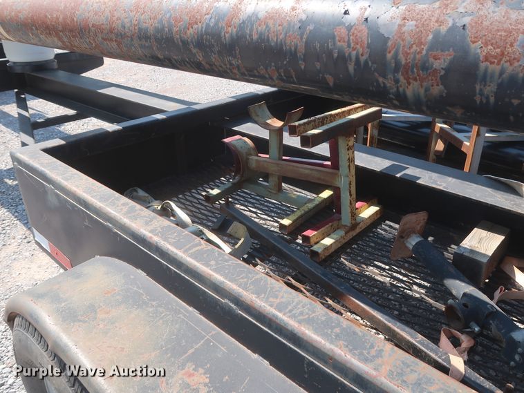 image for item DJ1810 2013 shop built flare trailer