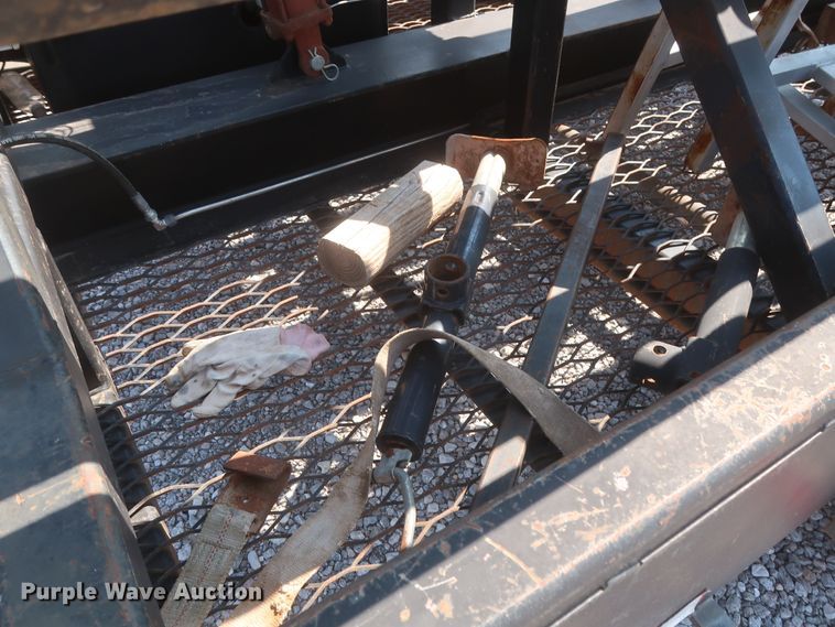 image for item DJ1810 2013 shop built flare trailer