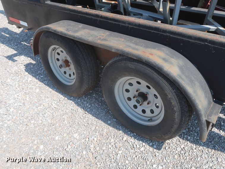 image for item DJ1810 2013 shop built flare trailer