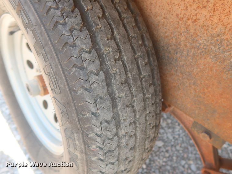 image for item DJ1810 2013 shop built flare trailer