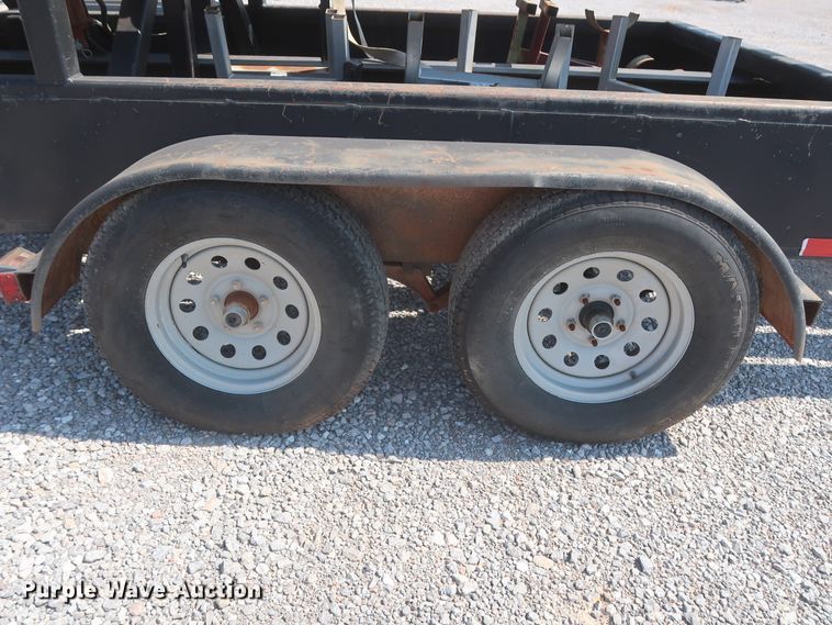 image for item DJ1810 2013 shop built flare trailer