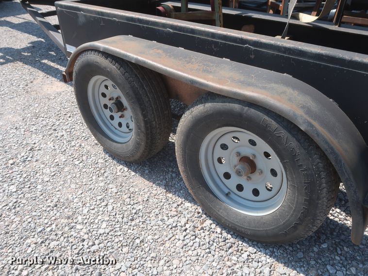 image for item DJ1810 2013 shop built flare trailer