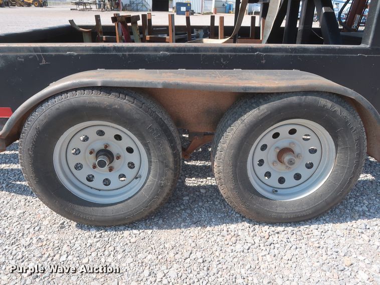 image for item DJ1810 2013 shop built flare trailer