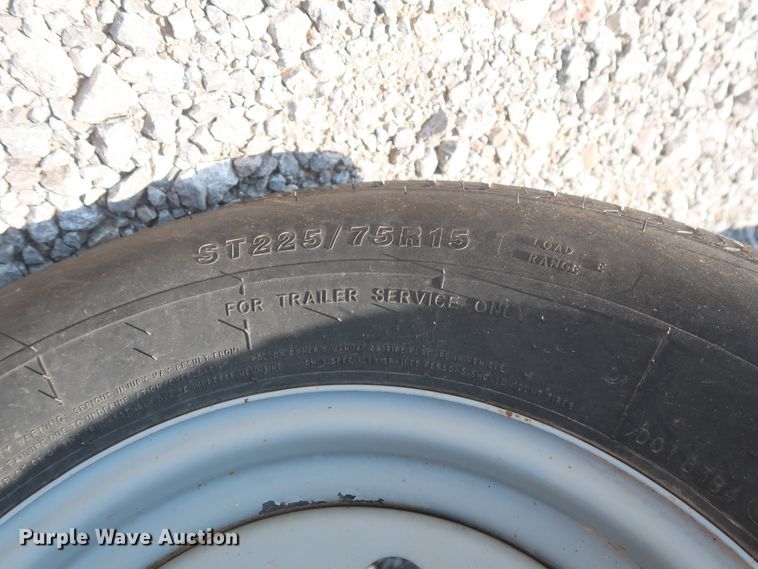 image for item DJ1810 2013 shop built flare trailer