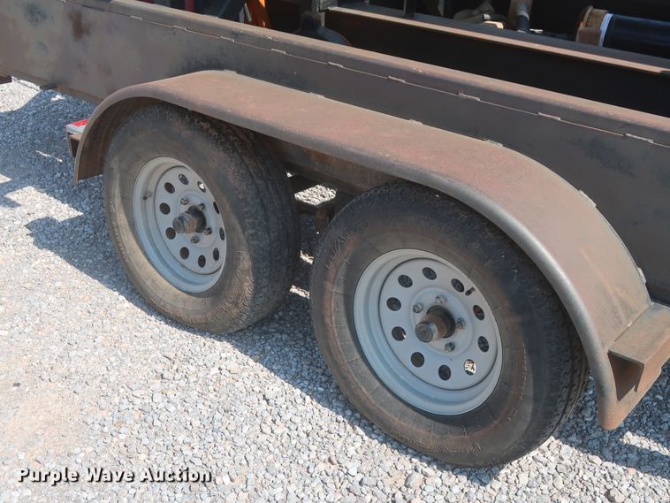 image for item DJ1812 2013 shop built flare trailer