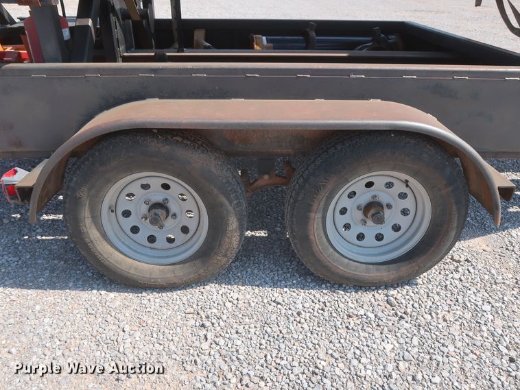 image for item DJ1812 2013 shop built flare trailer