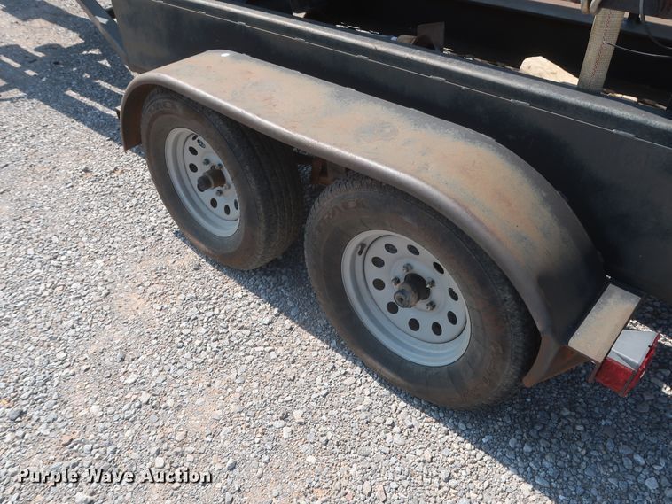 image for item DJ1812 2013 shop built flare trailer