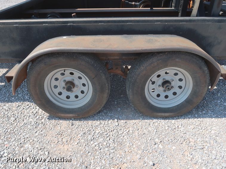 image for item DJ1812 2013 shop built flare trailer