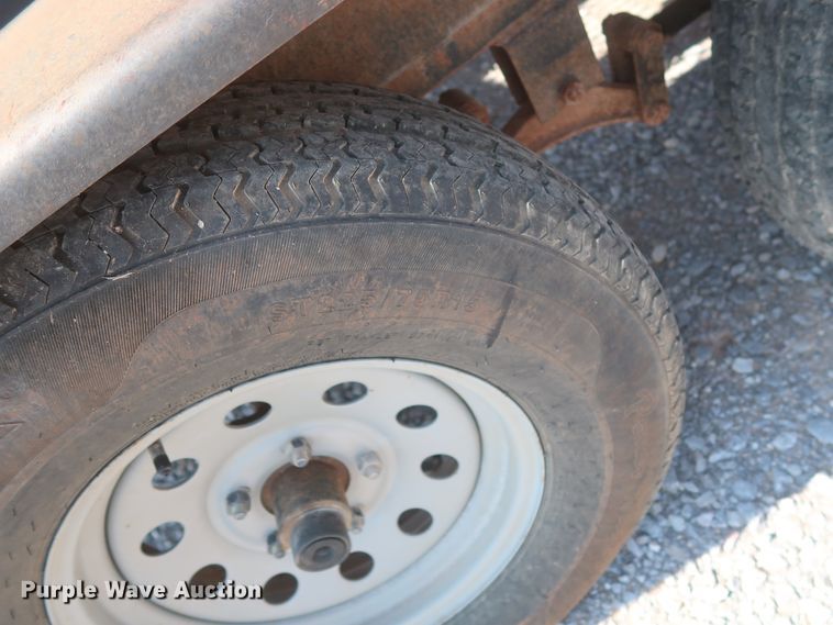 image for item DJ1812 2013 shop built flare trailer