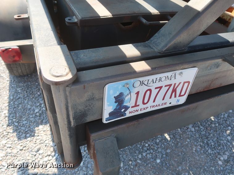 image for item DJ1812 2013 shop built flare trailer