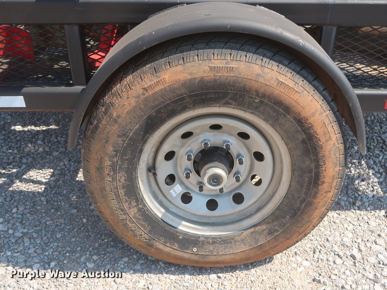 image for item DJ1813 2019 shop built flare trailer