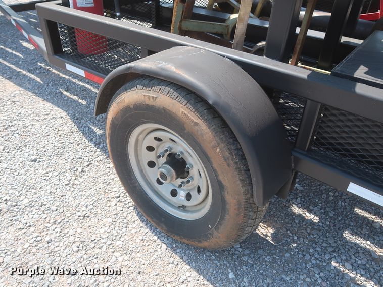 image for item DJ1813 2019 shop built flare trailer