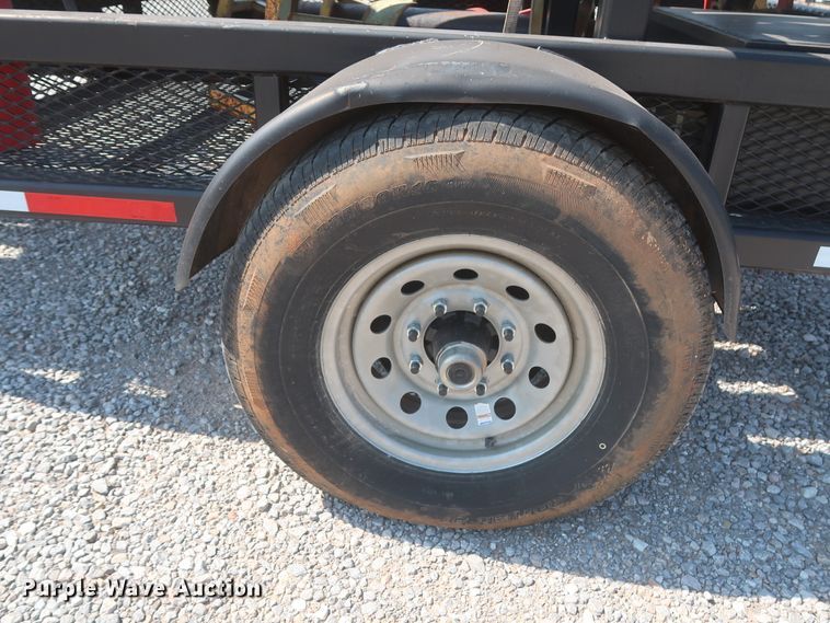 image for item DJ1813 2019 shop built flare trailer