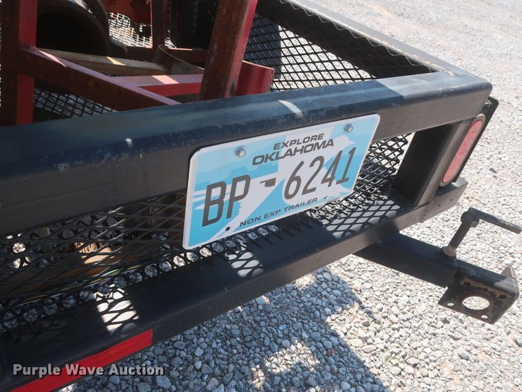 image for item DJ1813 2019 shop built flare trailer