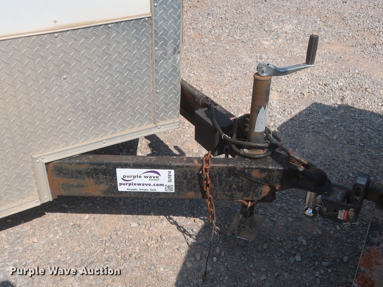 image for item DJ1814 2014 Covered Wagon CW7X116TA2 enclosed cargo trailer