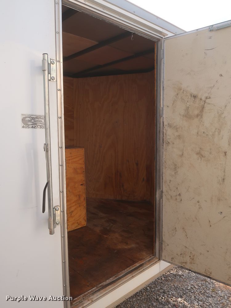 image for item DJ1814 2014 Covered Wagon CW7X116TA2 enclosed cargo trailer