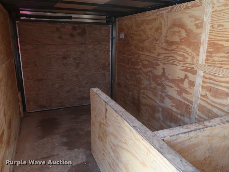 image for item DJ1814 2014 Covered Wagon CW7X116TA2 enclosed cargo trailer