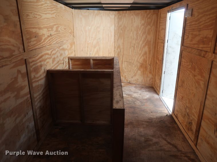 image for item DJ1814 2014 Covered Wagon CW7X116TA2 enclosed cargo trailer