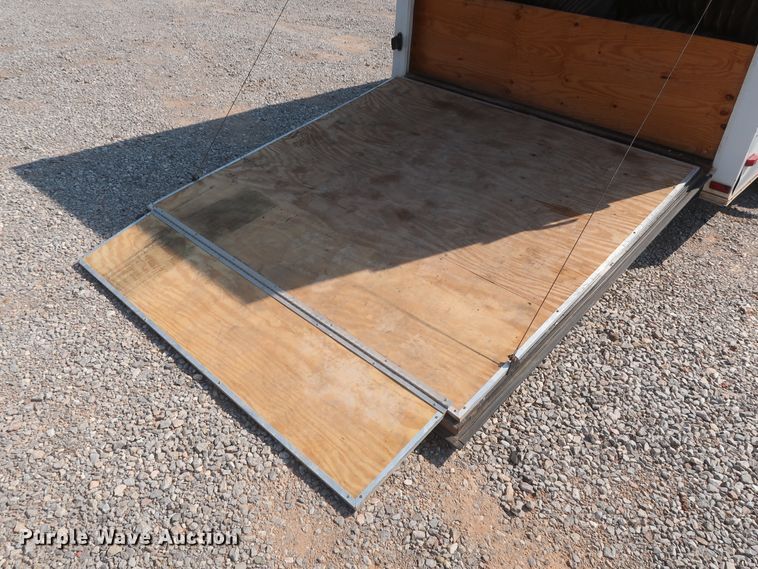 image for item DJ1814 2014 Covered Wagon CW7X116TA2 enclosed cargo trailer