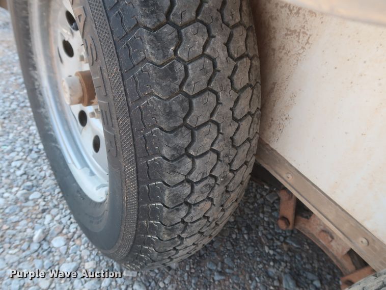 image for item DJ1814 2014 Covered Wagon CW7X116TA2 enclosed cargo trailer