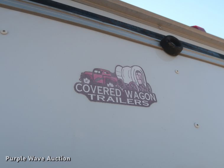 image for item DJ1814 2014 Covered Wagon CW7X116TA2 enclosed cargo trailer
