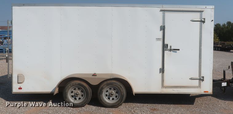 image for item DJ1815 2015 Forest River TXVHW716TA2 enclosed cargo trailer