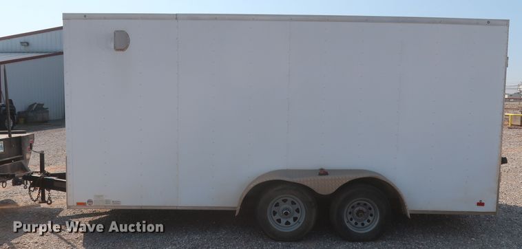 image for item DJ1815 2015 Forest River TXVHW716TA2 enclosed cargo trailer
