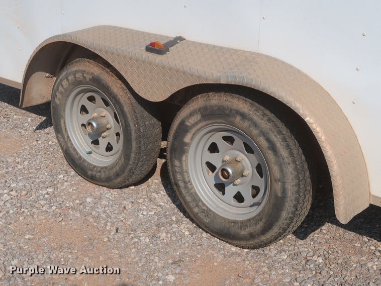 image for item DJ1815 2015 Forest River TXVHW716TA2 enclosed cargo trailer