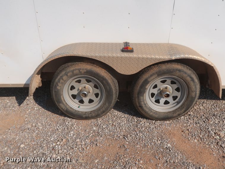 image for item DJ1815 2015 Forest River TXVHW716TA2 enclosed cargo trailer