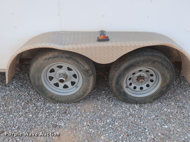 image for item DJ1815 2015 Forest River TXVHW716TA2 enclosed cargo trailer