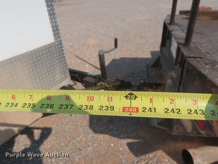 image for item DJ1815 2015 Forest River TXVHW716TA2 enclosed cargo trailer