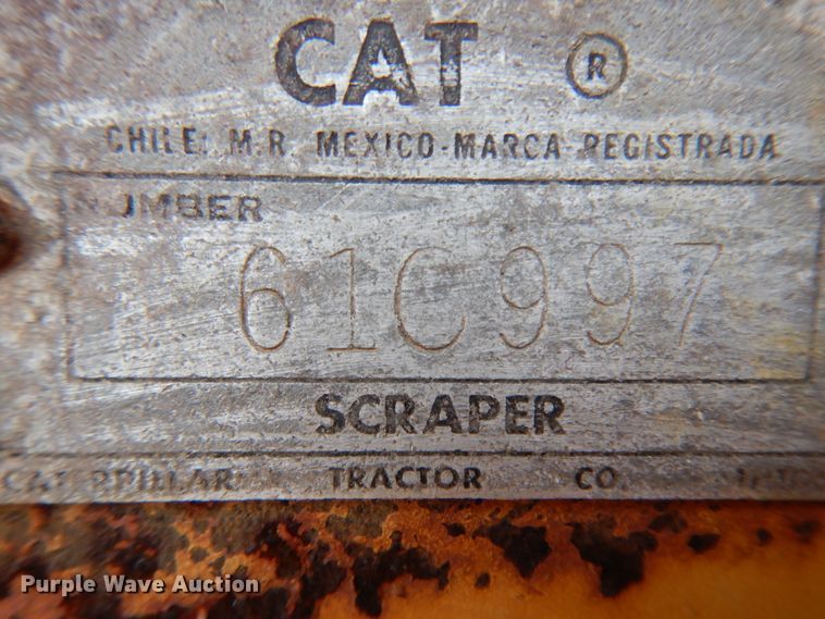 image for item DJ6620 Caterpillar DW20/456  conventional scraper