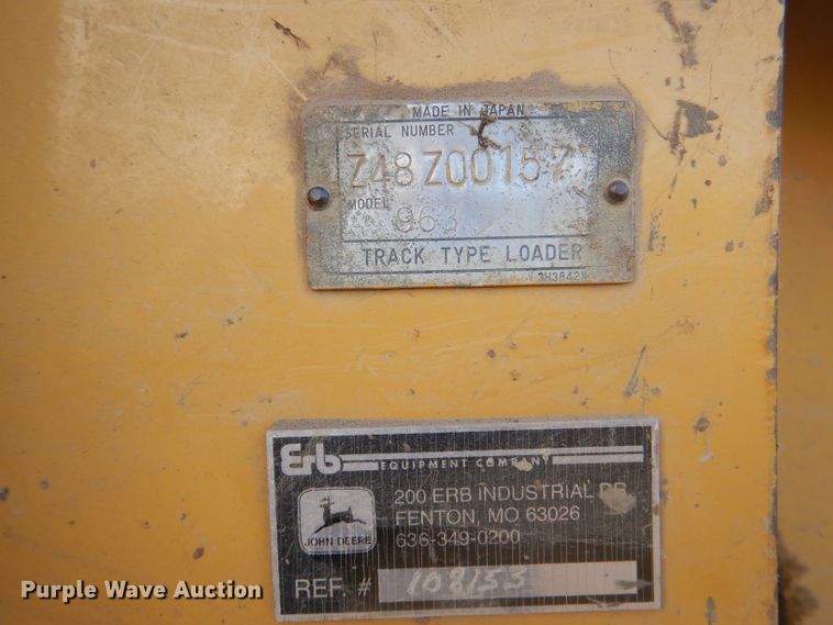 image for item DY9547 1983 Caterpillar 963  track loader