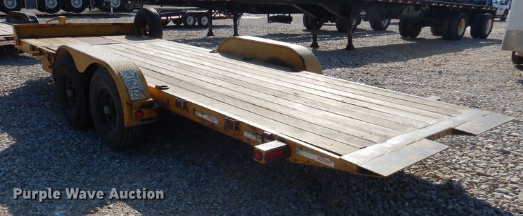 image for item DY9554 2013 Rice tilt deck equipment trailer