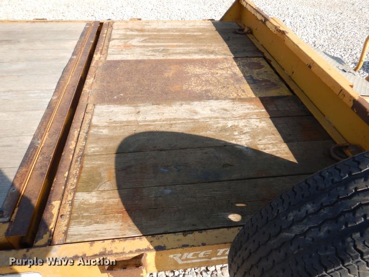 image for item DY9554 2013 Rice tilt deck equipment trailer