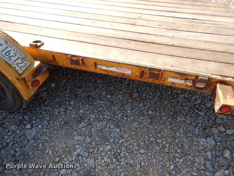 image for item DY9554 2013 Rice tilt deck equipment trailer