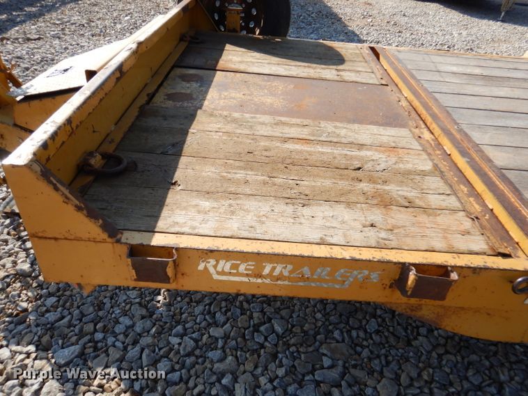 image for item DY9554 2013 Rice tilt deck equipment trailer