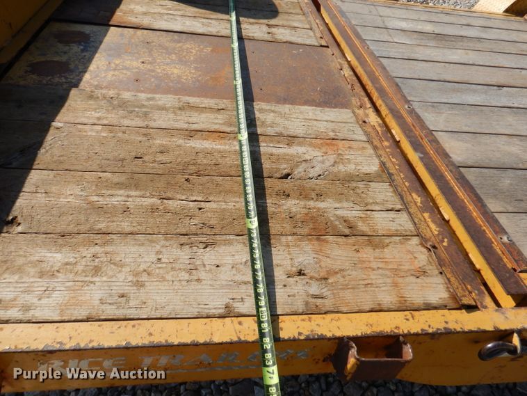 image for item DY9554 2013 Rice tilt deck equipment trailer
