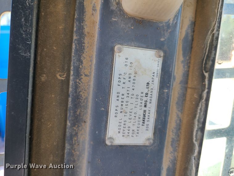 image for item EL9528 2005 Takeuchi TL140  tracked skid steer loader