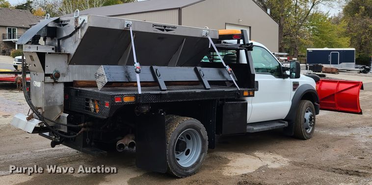 image for item EL9573 2008 Ford F450 Super Duty  flat dump bed truck