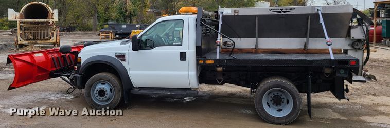 image for item EL9573 2008 Ford F450 Super Duty  flat dump bed truck