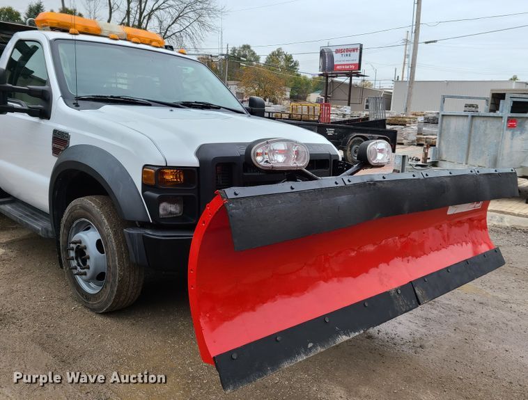 image for item EL9573 2008 Ford F450 Super Duty  flat dump bed truck