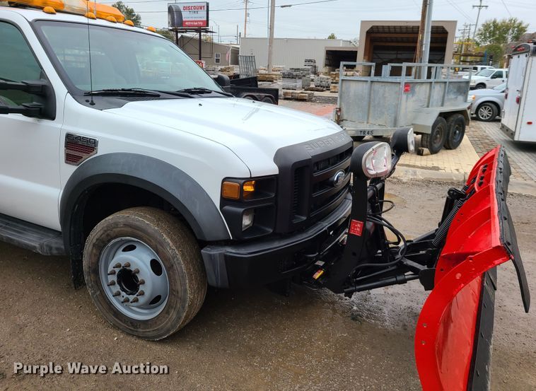 image for item EL9573 2008 Ford F450 Super Duty  flat dump bed truck