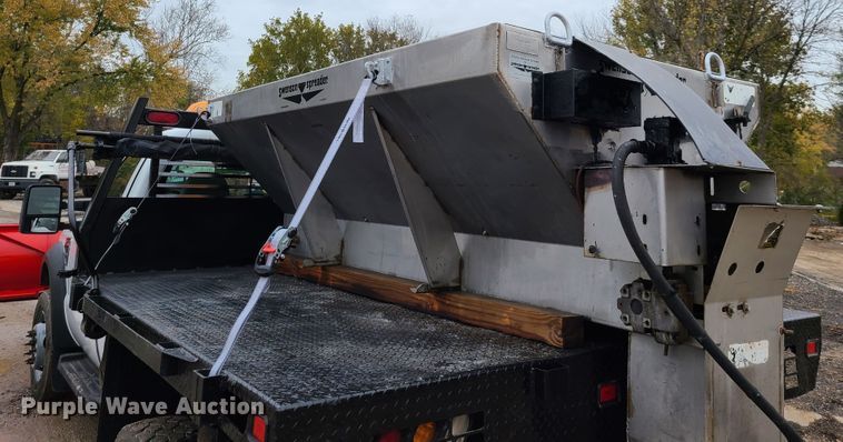 image for item EL9573 2008 Ford F450 Super Duty  flat dump bed truck