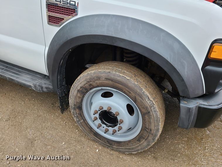 image for item EL9573 2008 Ford F450 Super Duty  flat dump bed truck