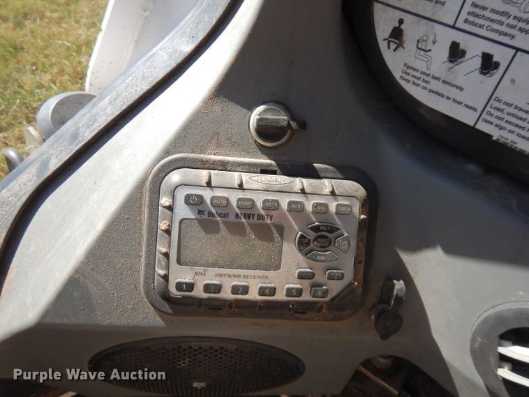 image for item FW9767 2015 Bobcat T870  tracked skid steer loader