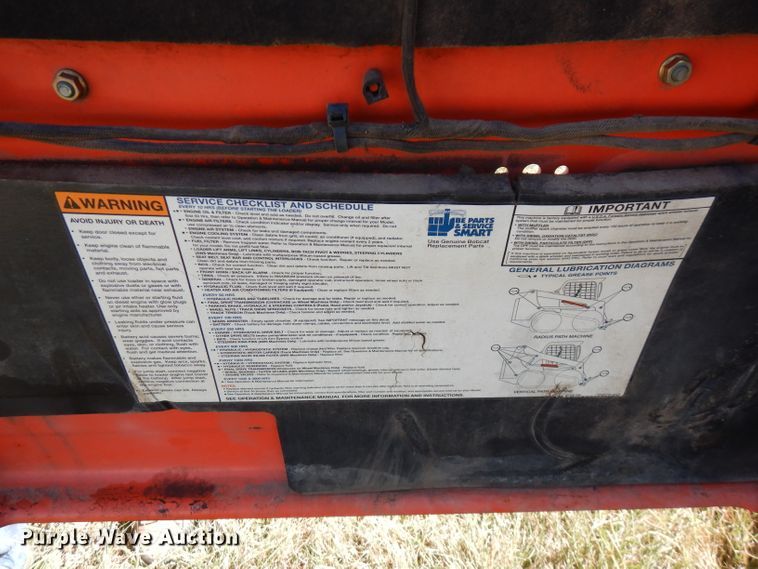 image for item FW9767 2015 Bobcat T870  tracked skid steer loader