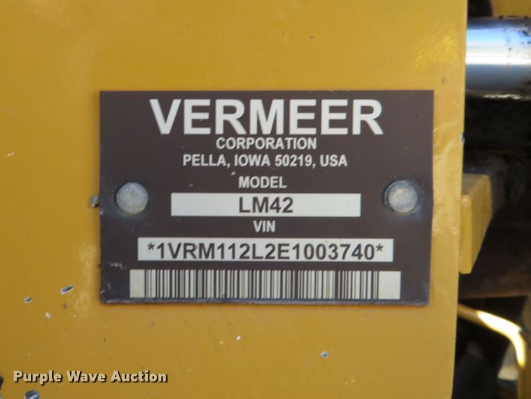 image for item GI9232 2014 Vermeer LM42  cable plow
