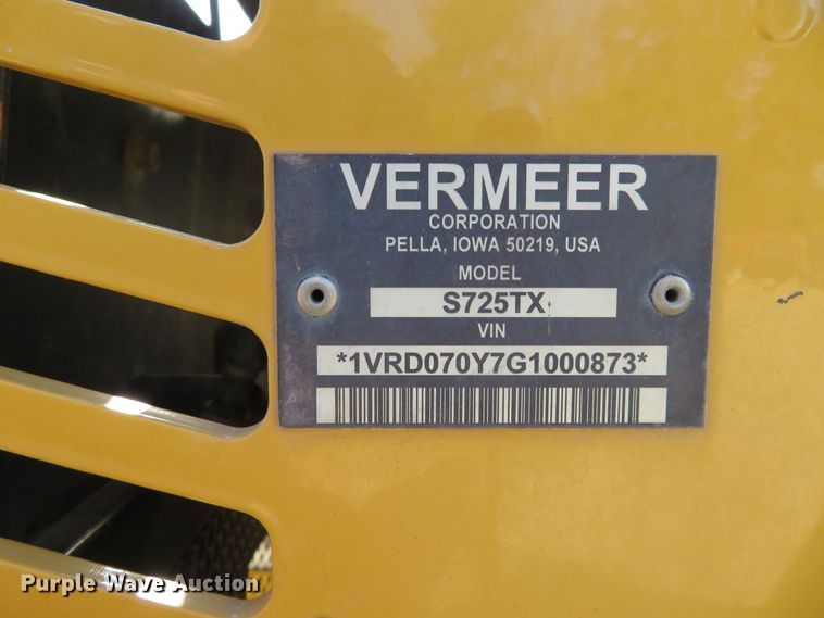 image for item GI9233 2016 Vermeer S725TX  compact utility loader