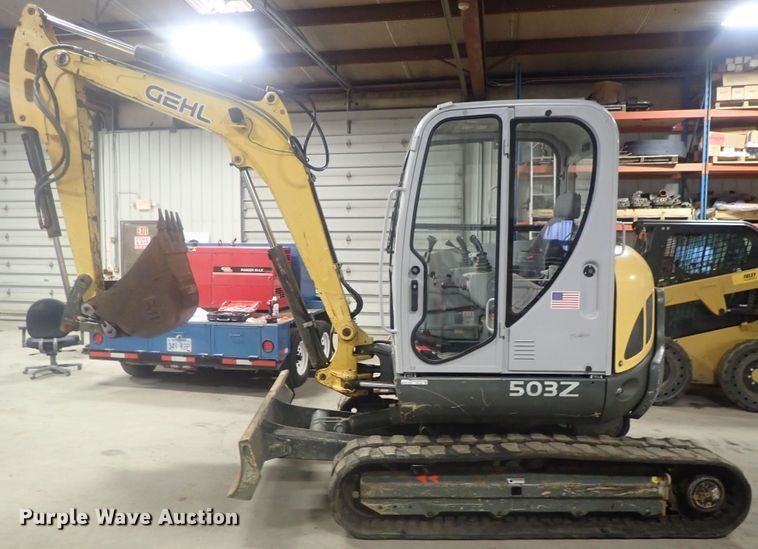 image for item GN9180 2005 Gehl 503Z  mini excavator